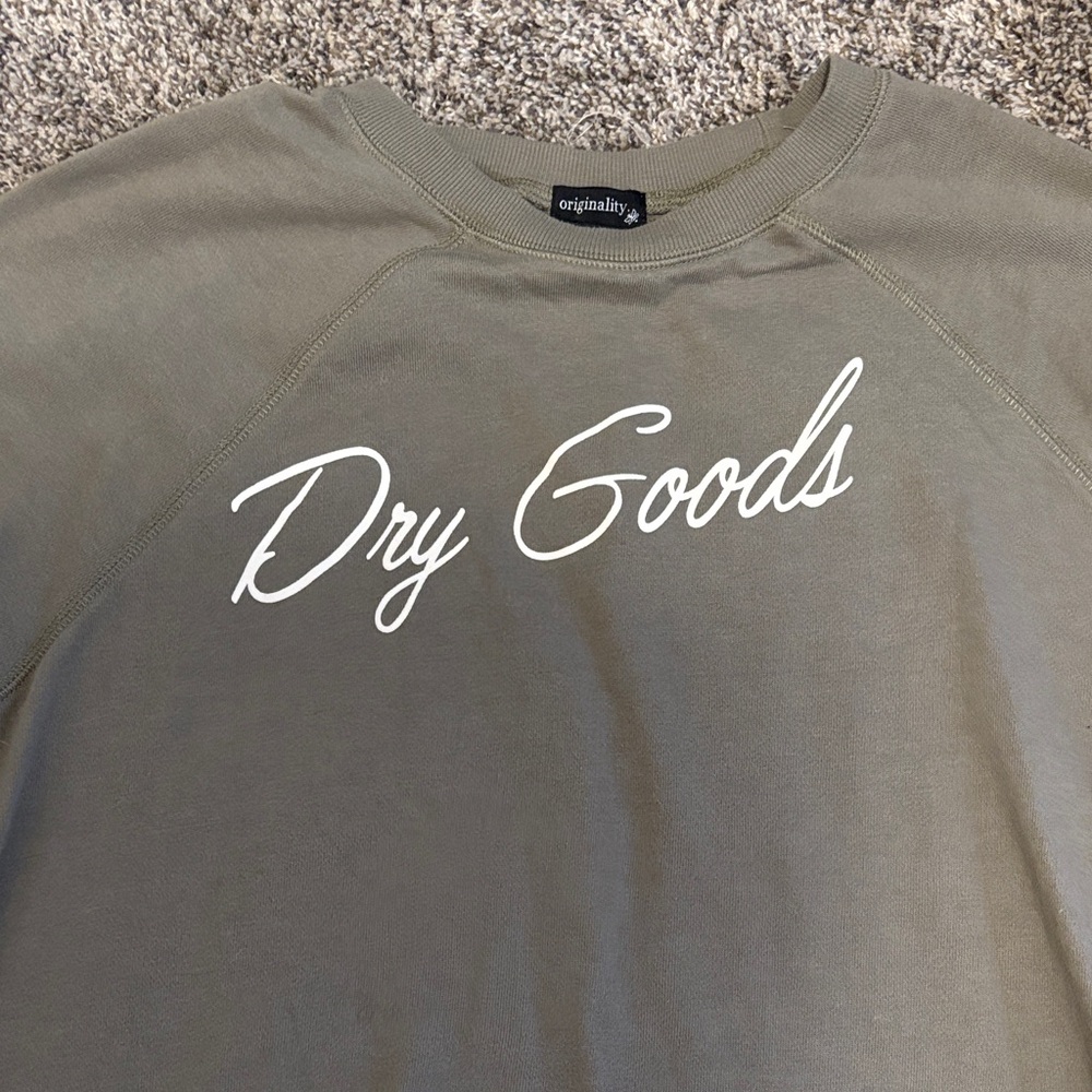 Dry Goods Olive Green Sweatshirt